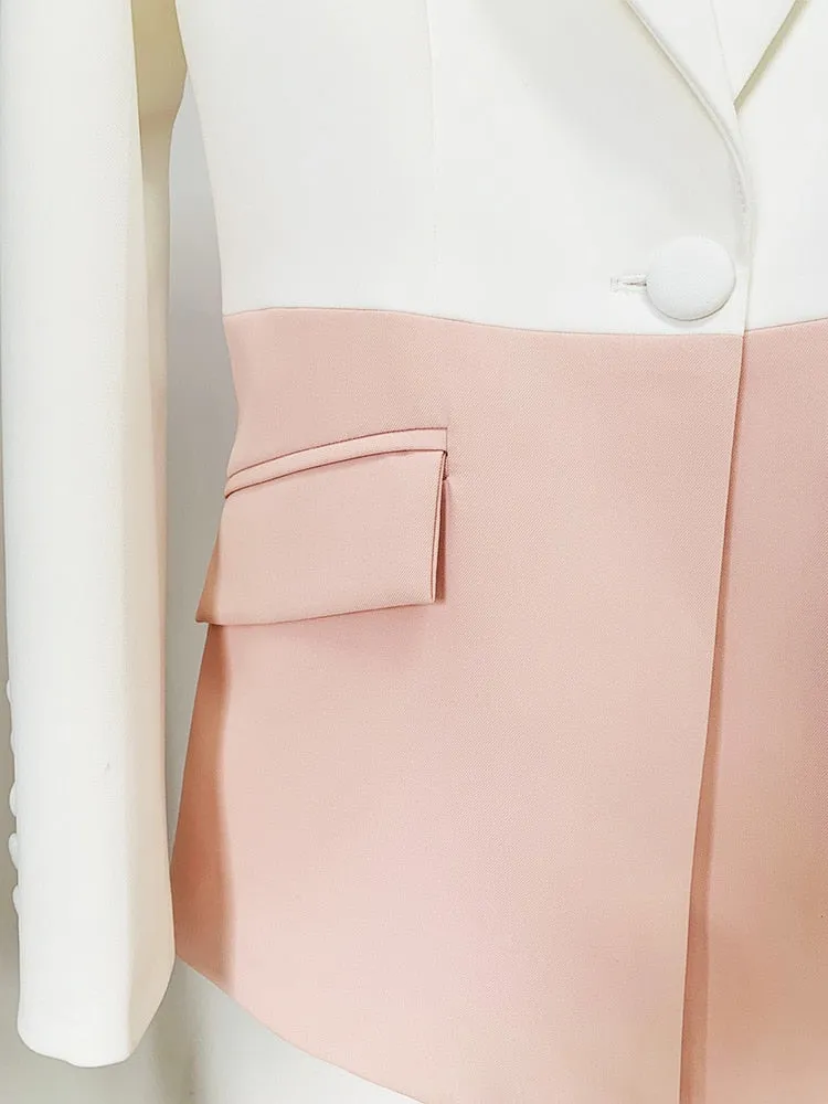 Blazer & Pant Set - Dames - Elegante ELLI Set van Hoogwaardige Stof met Moderne Pasvorm