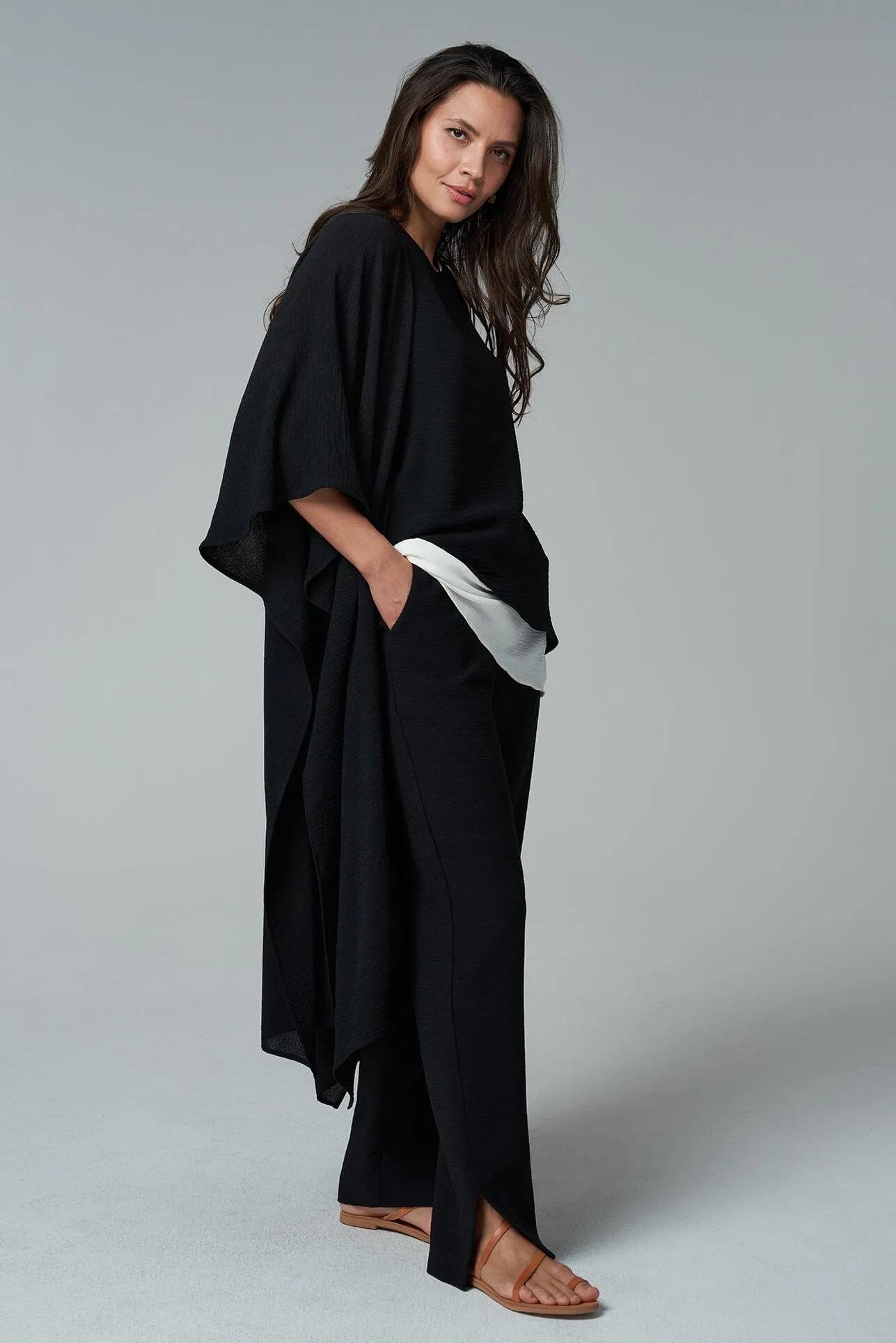 Crepe Gauze Ruana
