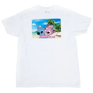 Disney Stitch And Angel Beach Hug T-Shirt