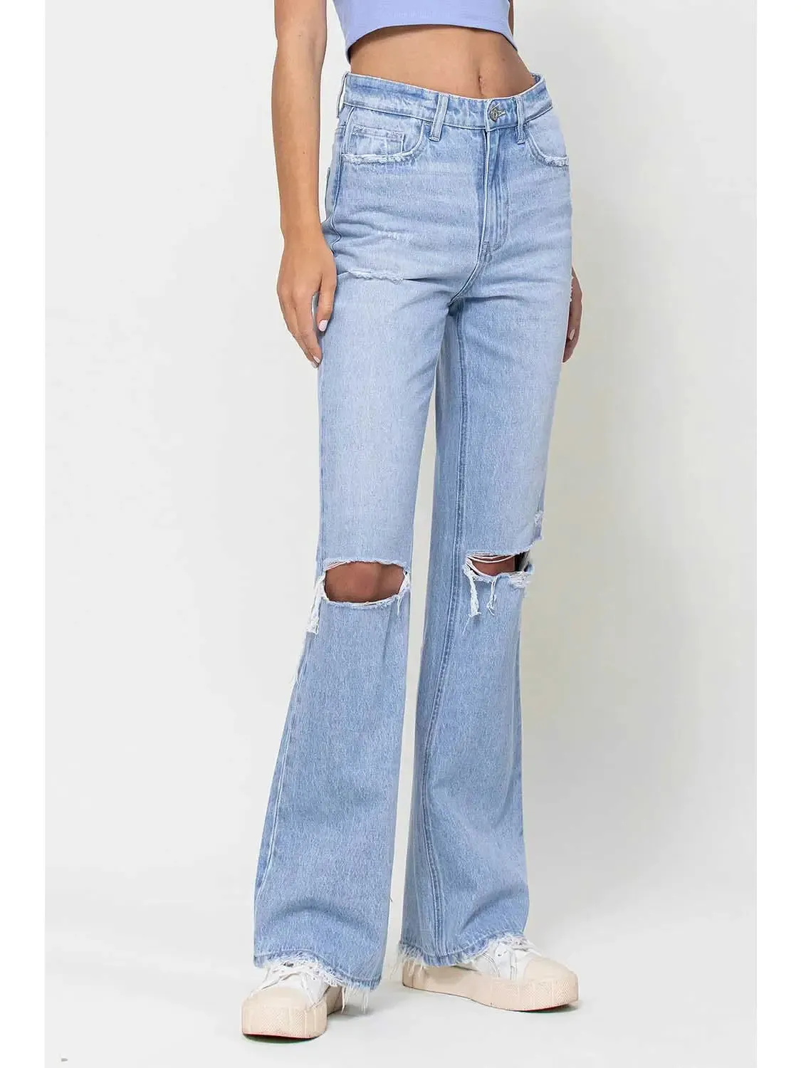 Super High Rise 90s Vintage Flare Jeans