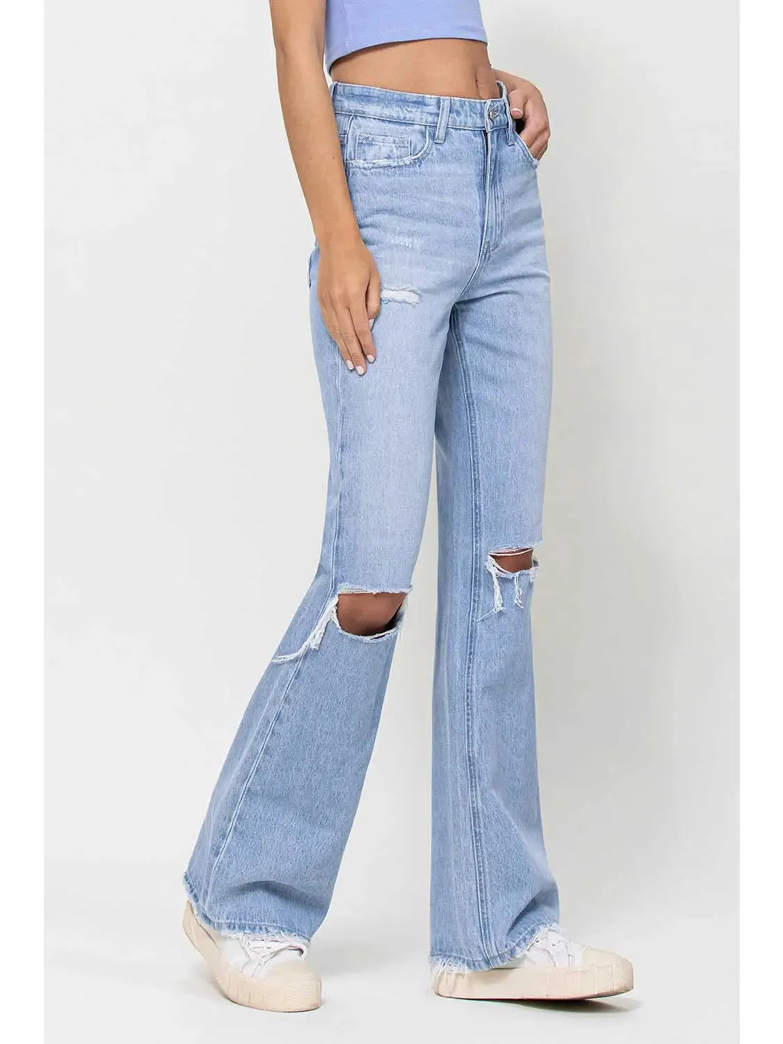 Super High Rise 90s Vintage Flare Jeans