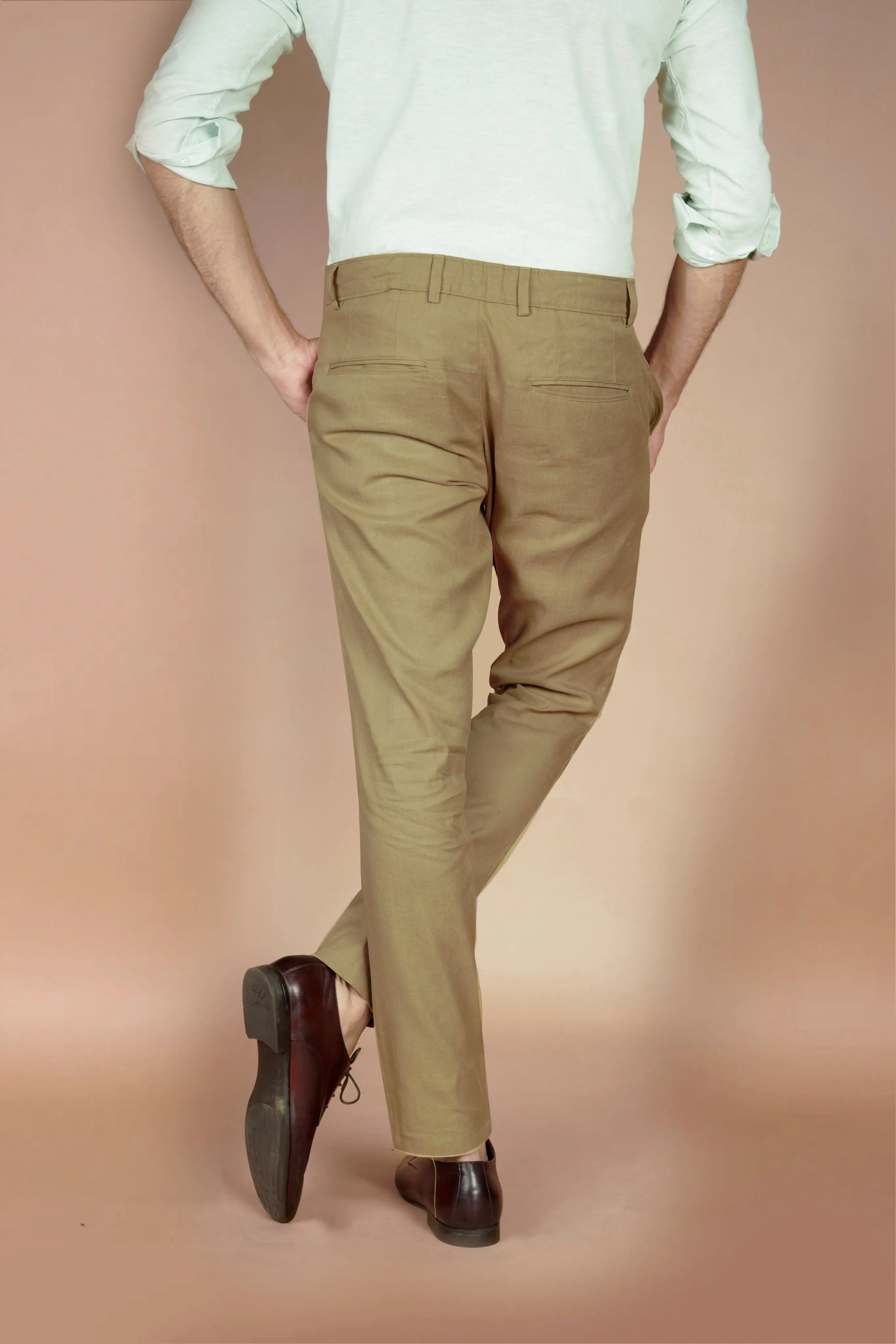 Tan Linen Trousers