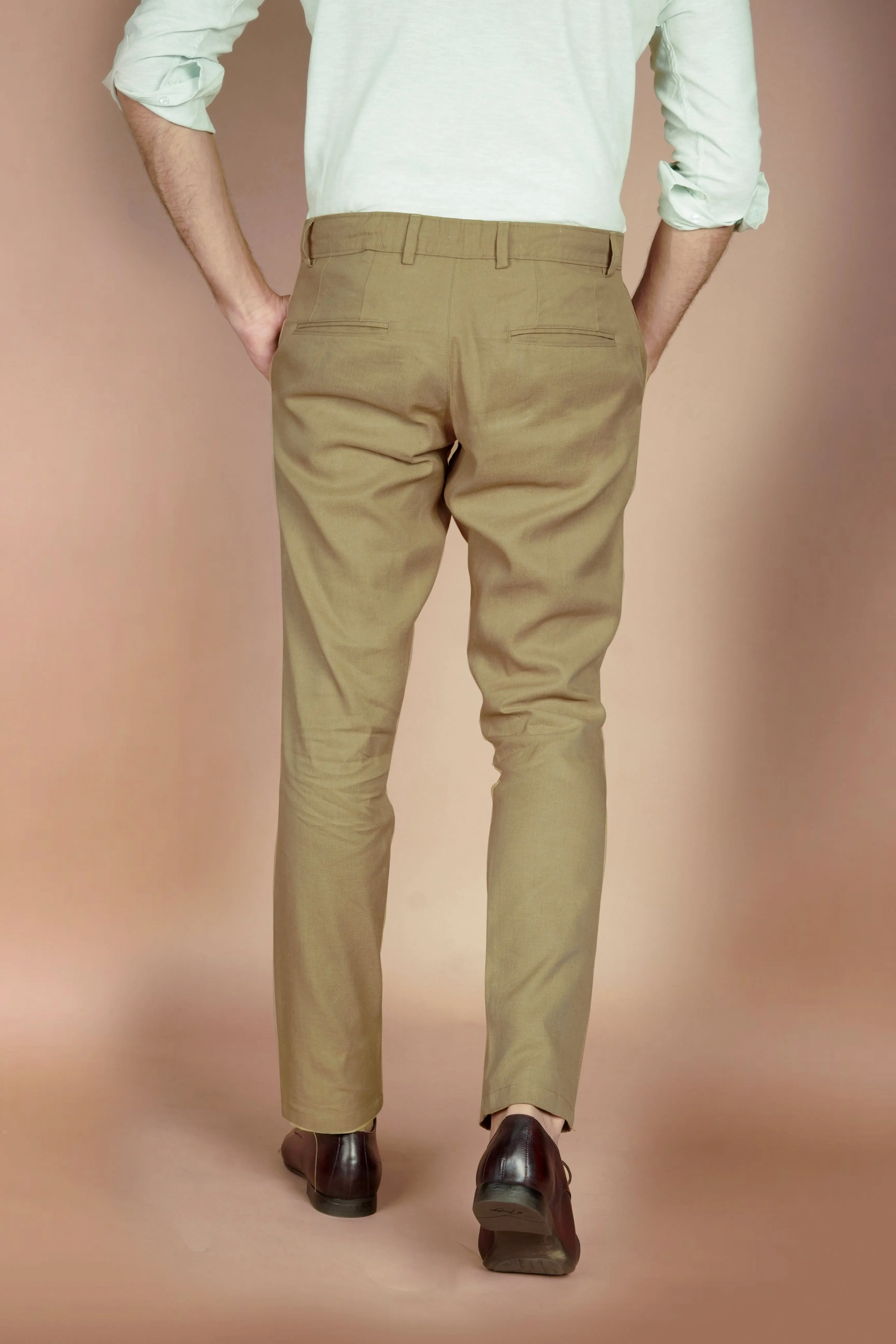 Tan Linen Trousers