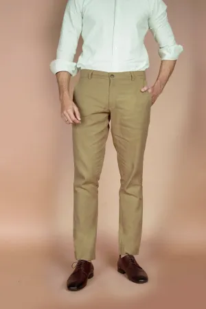 Tan Linen Trousers