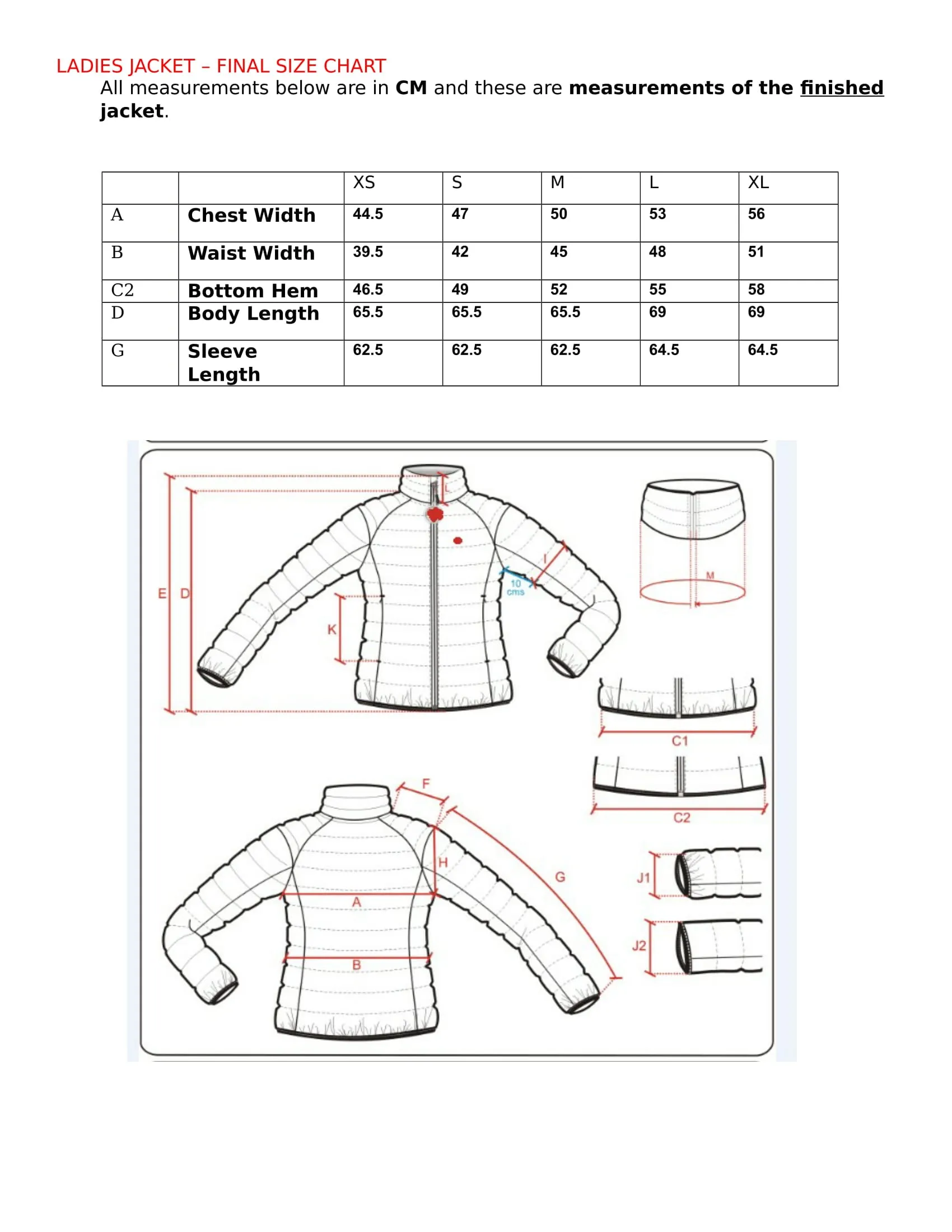 VEGAGOOZ WOMEN'S JACKET 2020